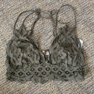 Free People Adella Crochet Bralette